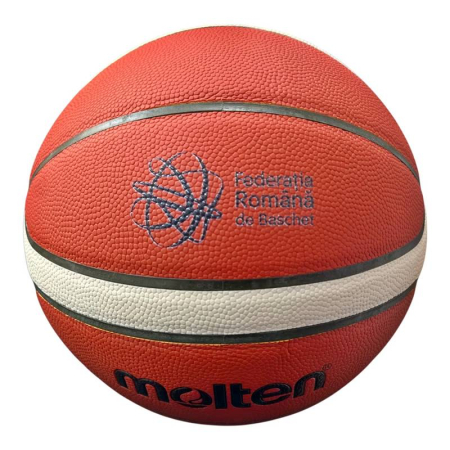 Minge baschet Molten B6G3850-RO, logo FRB, FIBA Approved 2023-2027, mărime 6, indoor/outdoor [1]
