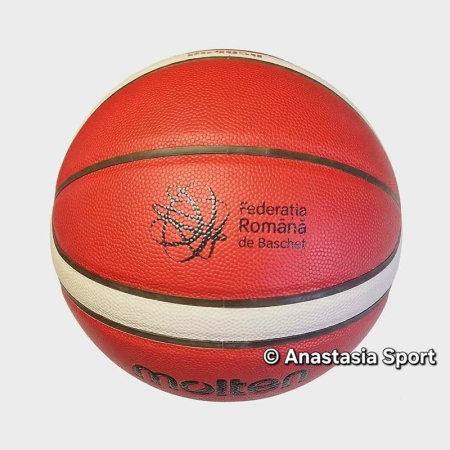 Minge baschet Molten B6G4050-RO, logo FRB, aprobată FIBA, mărimea 6, competiție [3]