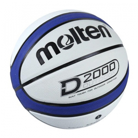 Molten B7D2005 Basketball, Deep Channel, Size 7, Indoor & Outdoor Use [2]