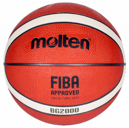 Minge baschet Molten B7G2000, aprobata FIBA, cauciuc, marime 7 [6]