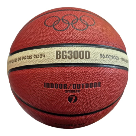 Minge baschet Molten B7G3000 Paris 2024, marimea 7, indoor/outdoor, PVC rezistent, pentru scoala si liceu [6]