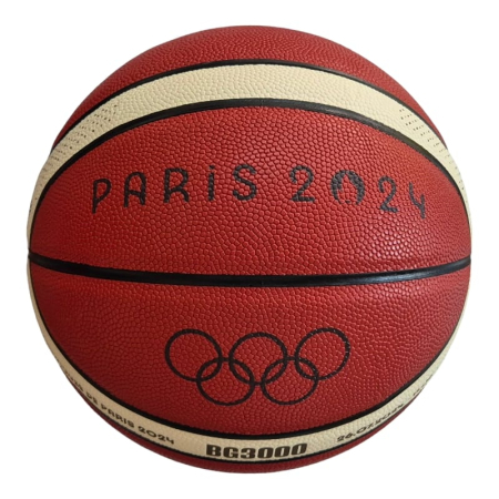 Minge baschet Molten B7G3000 Paris 2024, marimea 7, indoor/outdoor, PVC rezistent, pentru scoala si liceu [4]