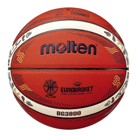 Mingi baschet Molten competiție - Minge baschet Molten B7G3800-E5Z Eurobaschet, aprobata FIBA, marime 7
