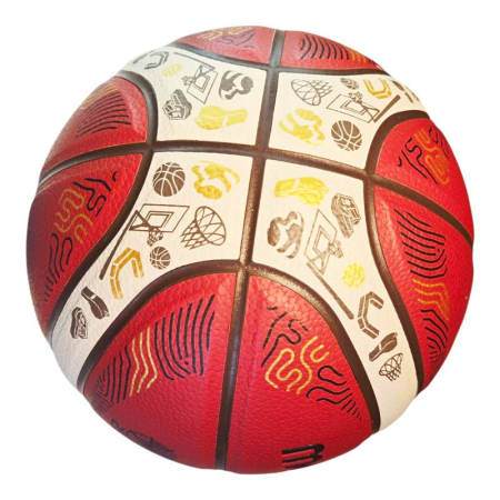 Minge baschet Molten B7G3800-E5Z Eurobaschet, aprobata FIBA, marime 7 [2]