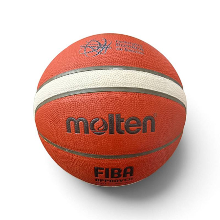 Minge baschet Molten B7G3850-RO, FIBA Approved 2023–2027, mărime 7, indoor/outdoor, logo FRB [3]