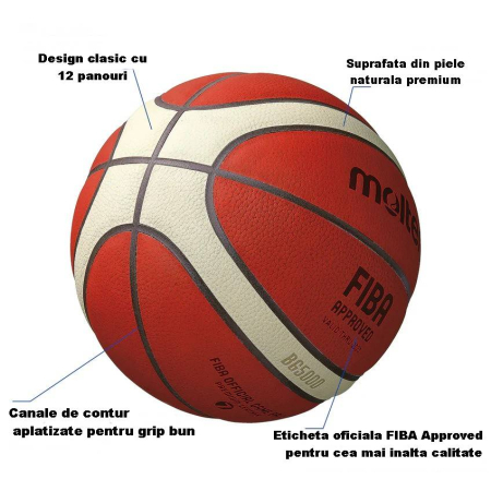 MOLTEN B7G5000 BASKETBALL,  FIBA Official Game Ball [1]