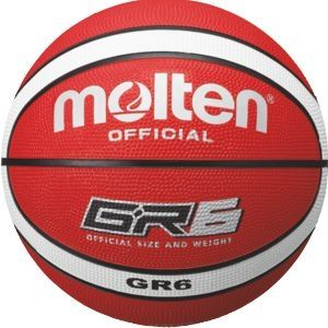 Molten basketballs - Molten GR6-RW rubber basketball, size 6