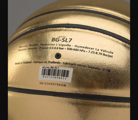 Minge baschet  trofeu Molten BG-SL7  GOLD aurie [5]