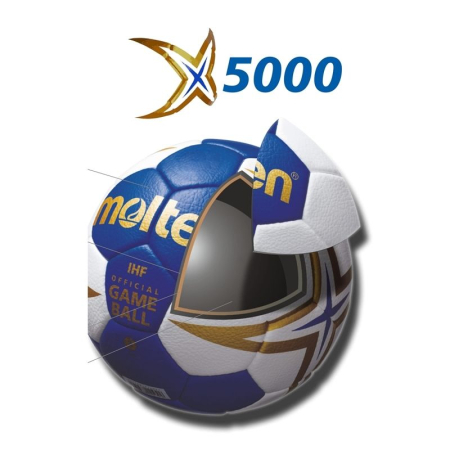 Minge de handbal Molten H2X5000 oficiala IHF marime 2 pentru competitie [9]