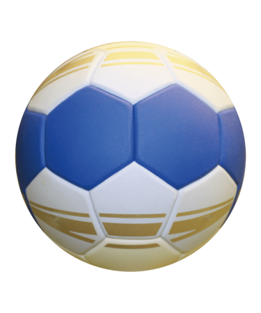 Minge handbal Molten H0C3500 speciala pentru incepatori, super grip, marime 0, alb cu albastru [2]