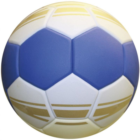 Minge handbal Molten H1C3500  speciala pentru incepatori, super grip, marime 1, alb cu albastru [6]