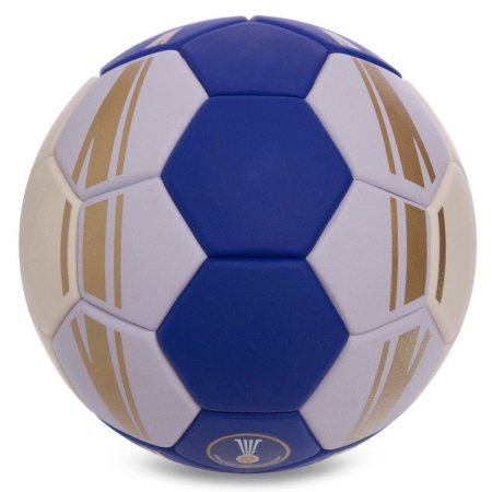 Minge handbal Molten H1C3500  speciala pentru incepatori, super grip, marime 1, alb cu albastru [12]