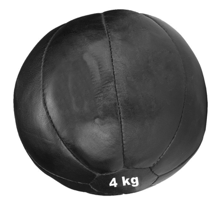 Medicinal ball ANASTASIA SPORT  4 kg made of split leather, big size [1]
