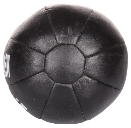 Conuri, scarite, obstacole, plase rebound, mingi medicinale - Minge medicinala Merco 4 piele naturala, negru