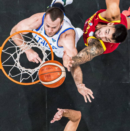 Minge oficiala baschet Molten B7G5000 FIBA EuroBasket 2025 – Piele Naturala, Indoor [14]