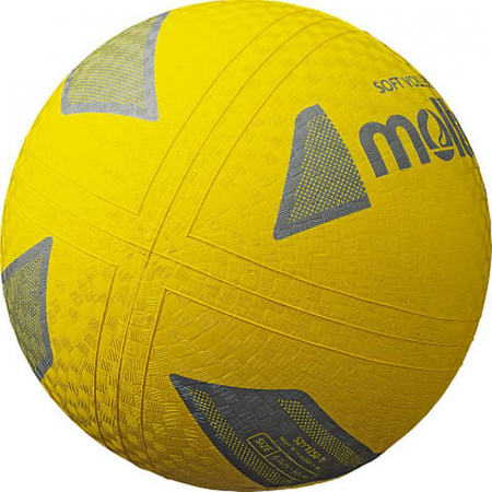 Molten S2Y1250-Y Soft Volleyball – Premium Rubber, Yellow, 160 g, Ø 210 mm [1]