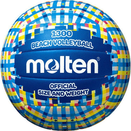 Volei - Plaja - Molten V5B1300-CB Volleyball Ball 5 Cyan / Blue