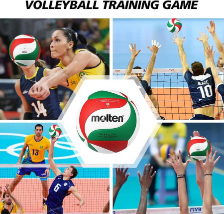 Minge volei Molten V5M4500 conforma FIVB aprobata DVV 2 pentru competitie [3]