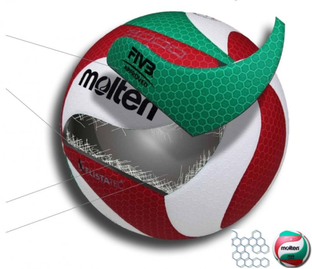 Molten V5M5000 FIVB Approved Flstatic Volleyball Size5