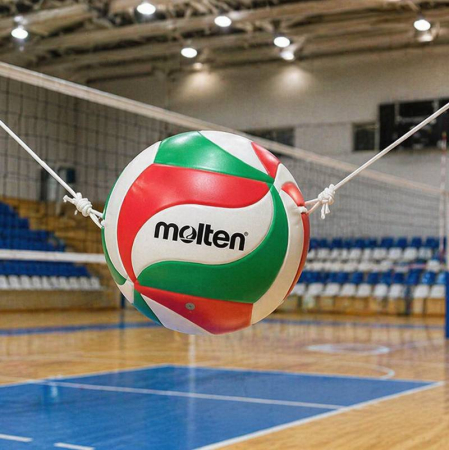 Mingi volei antrenament si agrement - Molten V5M9000-T special volleyball for training, with rope