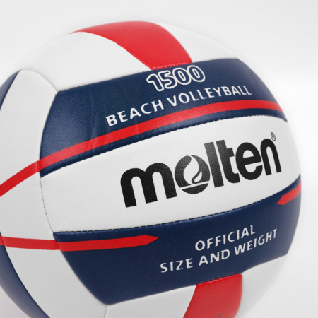 Molten V5B1500-WN Beach Volleyball – White, Blue, Red [3]