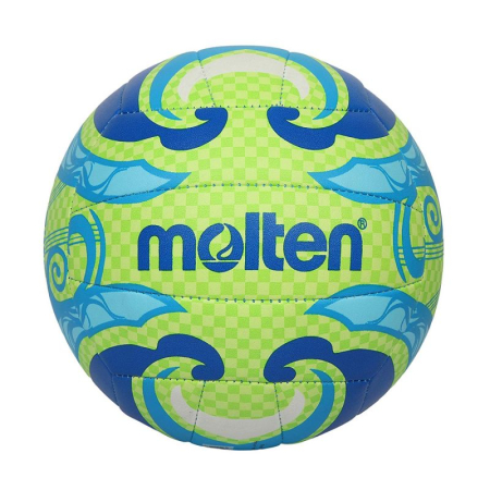 Volei - Plaja - Molten V5B1502-L Soft Beach Volleyball – Green & Blue