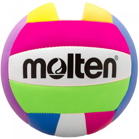 Volei - Plaja - Molten MS500-Neon Volleyball – Size 5, Multicolor Neon, Recreational, Outdoor Use