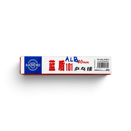 SHIELD 101 Table Tennis Balls - 40 mm 6 pcs - white [1]