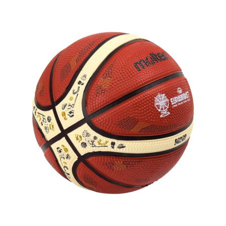 Mini-baschet: marime 4, 3 si 1 - Molten B1G200‑E5Z Mini Basketball EuroBasket 2025 – Size 1, Indoor/Outdoor, for Kids