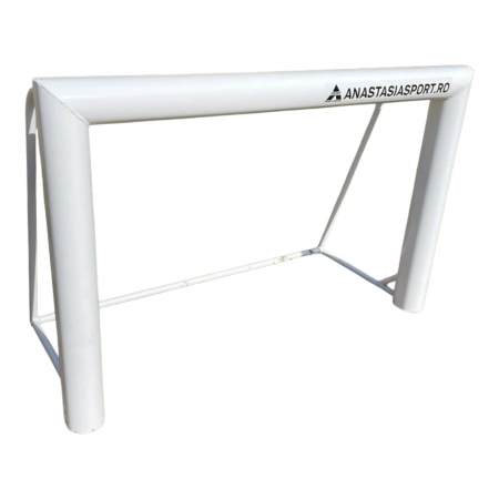 Mini poarta de fotbal 1,2 x 0,8 m, din aluminiu, mobila, plasa inclusa [2]