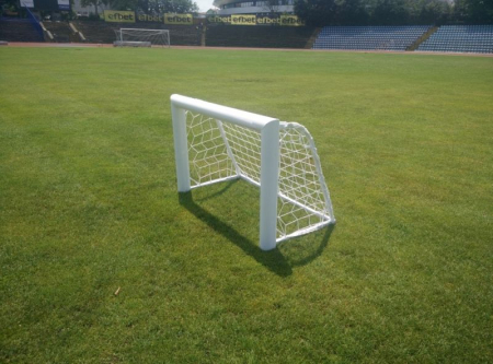 Mini poarta de fotbal 1,2 x 0,8 m, din aluminiu, mobila, plasa inclusa [5]