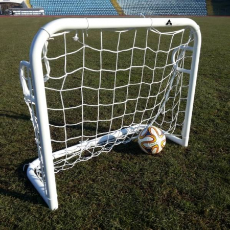 Mini porti fotbal - Mini poarta de fotbal 1,2 x 0,8 m otel, mobila + plasa
