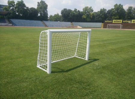 Mini poarta de fotbal 1,8 x 1,2 m, din aluminiu, mobila [2]