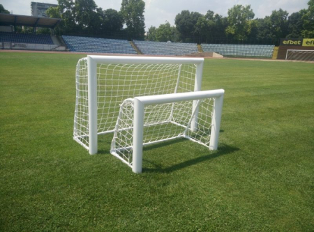 Mini poarta de fotbal 1,8 x 1,2 m, din aluminiu, mobila [1]