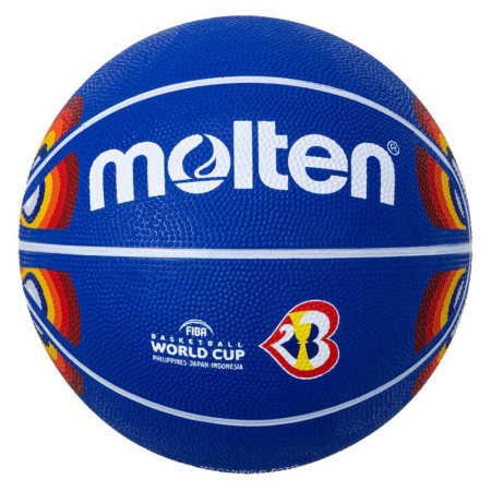 Set of 10 Molten Basketballs B7C1600-M3P + DHP21 Pump + BN10 Ball Net, Size 7, Indoor/Outdoor [1]