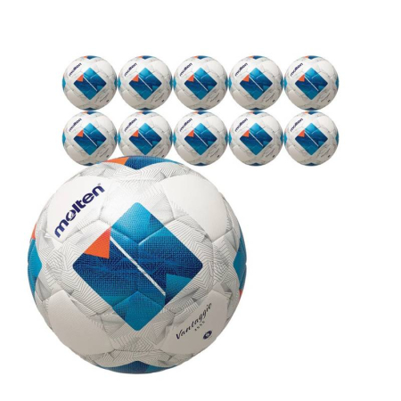 Packages for football clubs - Pack of 10 Footballs Molten F5N3555 FIFA Quality PRO, Vantaggio Hybrid, Size 5