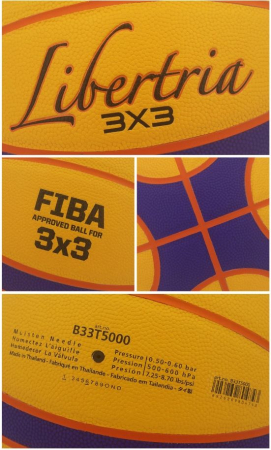 Pack 3 pcs B33T5000 Molten 3x3 basketball [2]