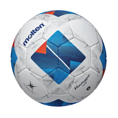 Pachet 3 mingi fotbal Molten Vantaggio F5N5000 FIFA QUALITY PRO, mărimea 5, generația a 5-a, cu geantă Molten și pompă DHP21 [6]