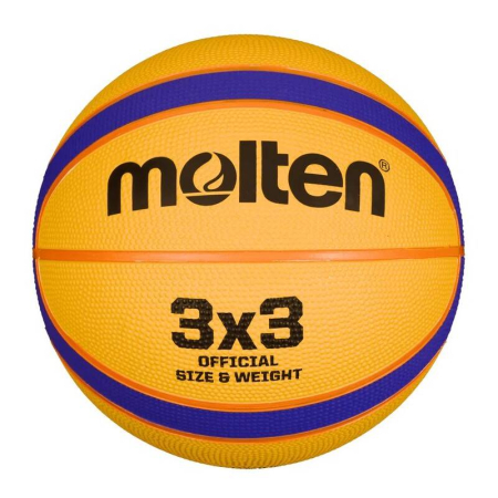 Pachet 6 mingi baschet 3x3 Molten B33T2000 + sac Molten SBP + pompa Molten [4]
