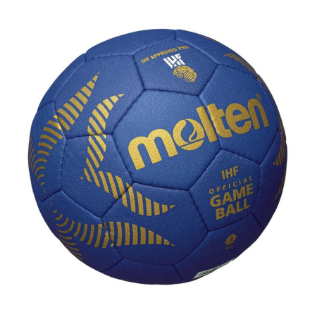 Pachet 6 mingi handbal Molten 5000, oficiala IHF, marime 2, geanta si clister 500 ml [8]