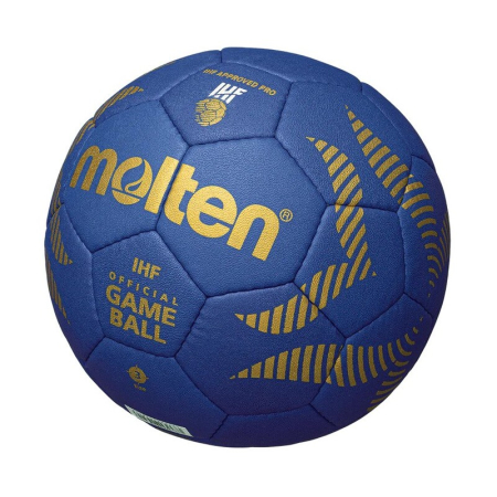 Pachet 6 mingi handbal Molten 5000, oficiala IHF, marime 2, geanta si clister 500 ml [9]