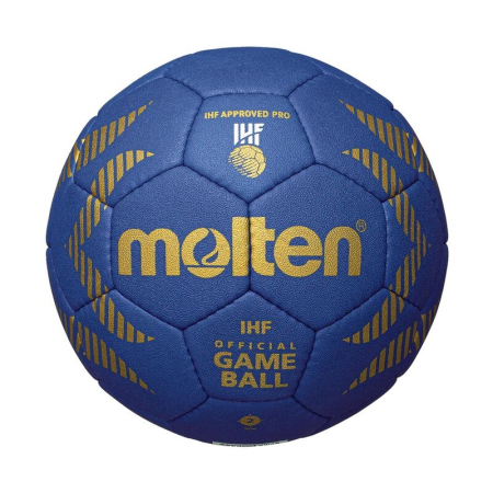 Pachet 6 mingi handbal Molten 5000, oficiala IHF, marime 2, geanta si clister 500 ml [1]
