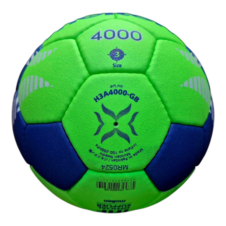 Pachet 6 mingi handbal Molten H3A4000, aprobate IHF, competitie, marime 3 + geanta transport [4]