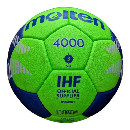 Pachet 6 mingi handbal Molten H3A4000, aprobate IHF, competitie, marime 3 + geanta transport [5]