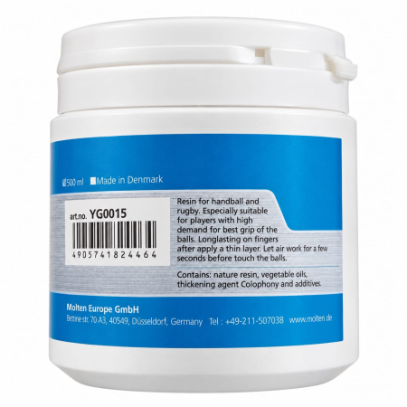 Set of 6 Molten H3A5000 Handballs, IHF Official, Size 3, with Bag and 500 ml Resin Gel [6]