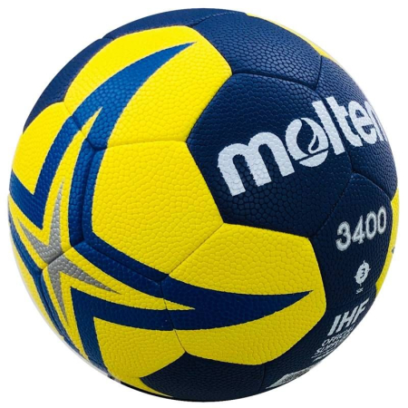 Pachet 7 mingi handbal Molten H3X3400 aprobate IHF, marime 3 + pompa si sac [2]