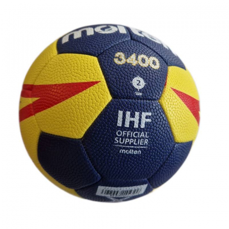 Pachet 7 mingi handbal Molten X3400 aprobate IHF + pompa si sac [5]