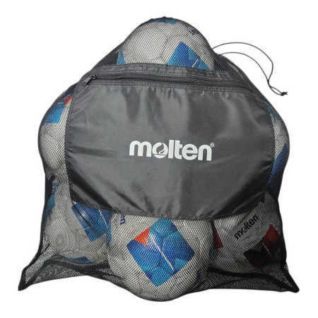 Pachet 8 mingi fotbal Molten F5N2810 marimea 5 + pompa DHP21 + sac mingi SPB, cusute manual, piele PU [8]