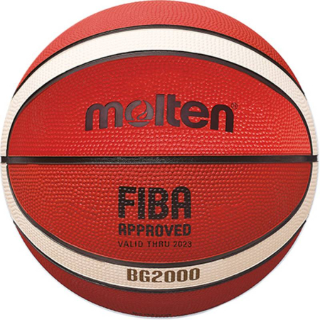 Pachet junior baschet Molten, 12 mingi B5G2000, plasă BN10, pompă DHP21 și fluier Dolfin Pro [1]