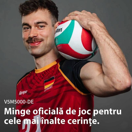 Pachet volei 6 mingi Molten V5M5000 FLISTATEC + geantă 6 mingi + pompă DHP21 + manometru [5]